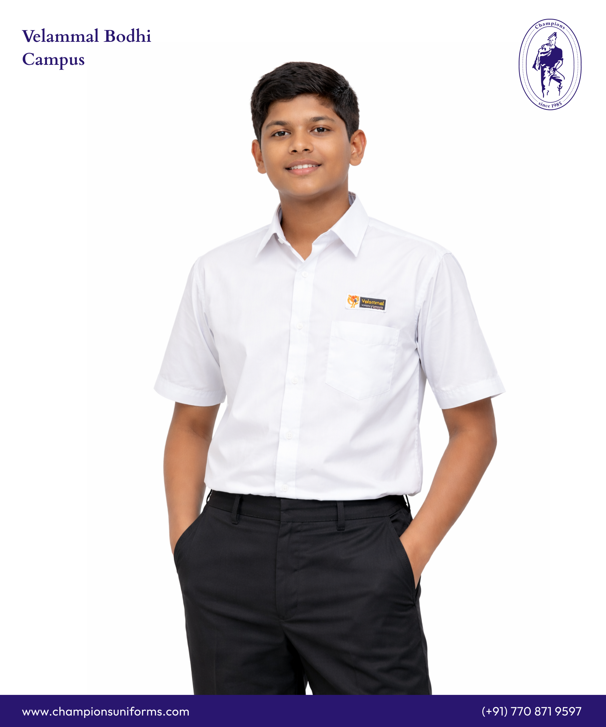 Velammal Bodhi Campus uniform 1